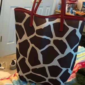 Elizabeth Arden Cow Print Tote Bag